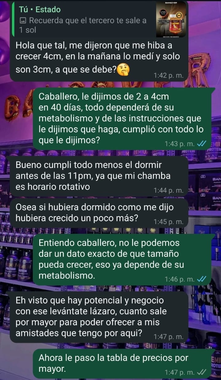 Testimonio extra